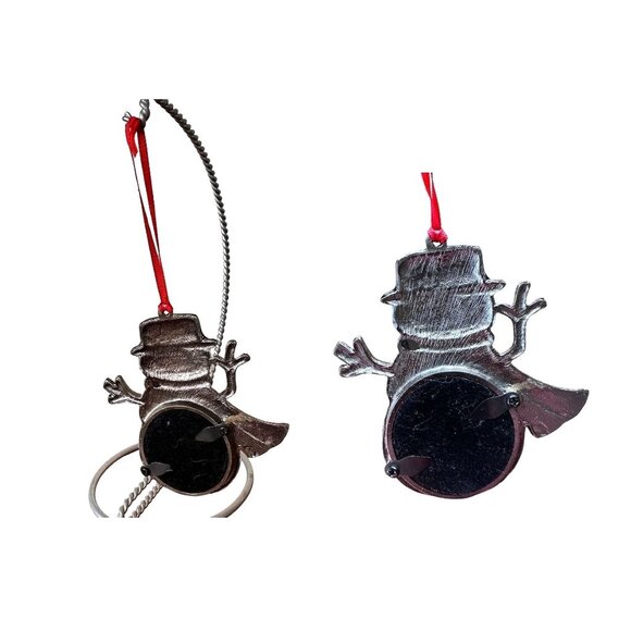 Vintage Snowman Ornament Holiday Home Accents Picture Frame Christmas Valentine - Picture 12 of 12